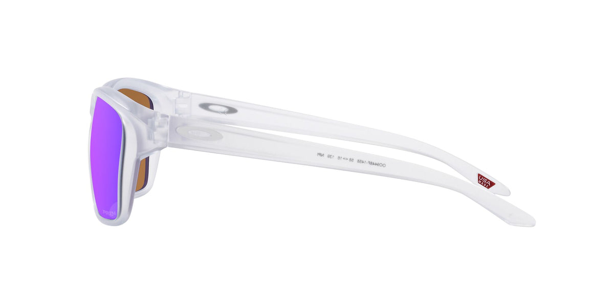 Oakley Sylas (A) 0OO9448F 944814 58 Matte Clear / Prizm Violet 58 / Polycarbonate / O_matter / Molded