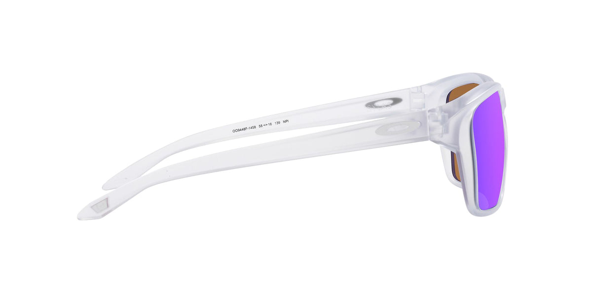 Oakley Sylas (A) 0OO9448F 944814 58 Matte Clear / Prizm Violet 58 / Polycarbonate / O_matter / Molded