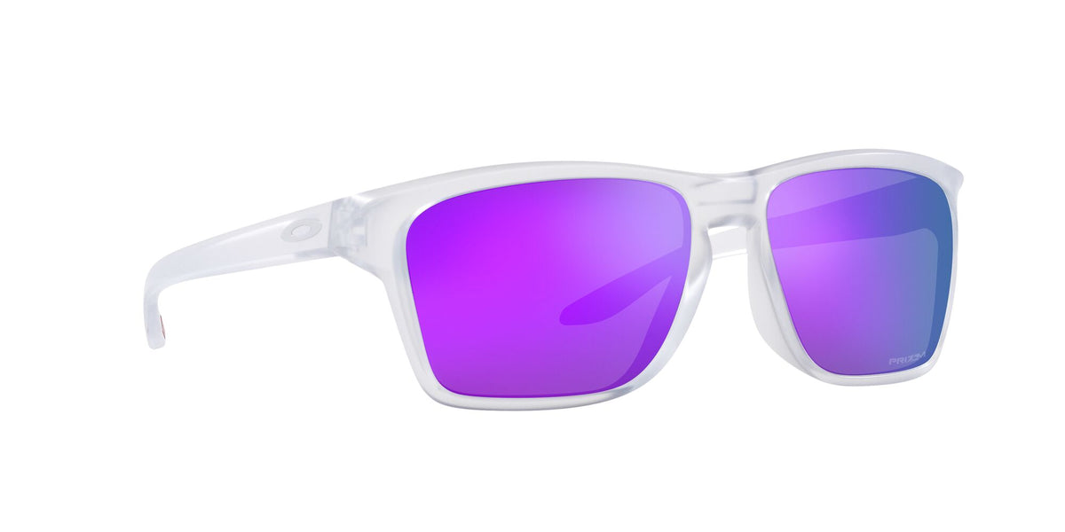 Oakley Sylas (A) 0OO9448F 944814 58 Matte Clear / Prizm Violet 58 / Polycarbonate / O_matter / Molded