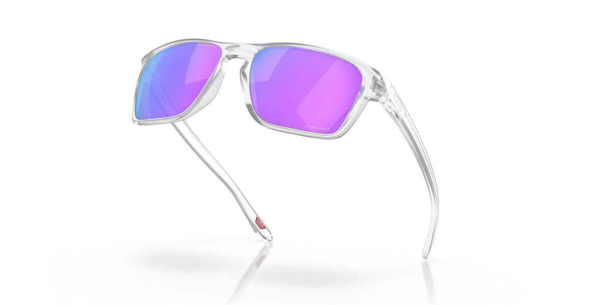 Oakley Sylas (A) 0OO9448F 944814 58 Matte Clear / Prizm Violet 58 / Polycarbonate / O_matter / Molded