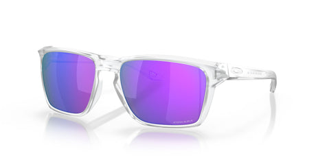Oakley Sylas (A) 0OO9448F 944814 58 Matte Clear / Prizm Violet 58 / Polycarbonate / O_matter / Molded