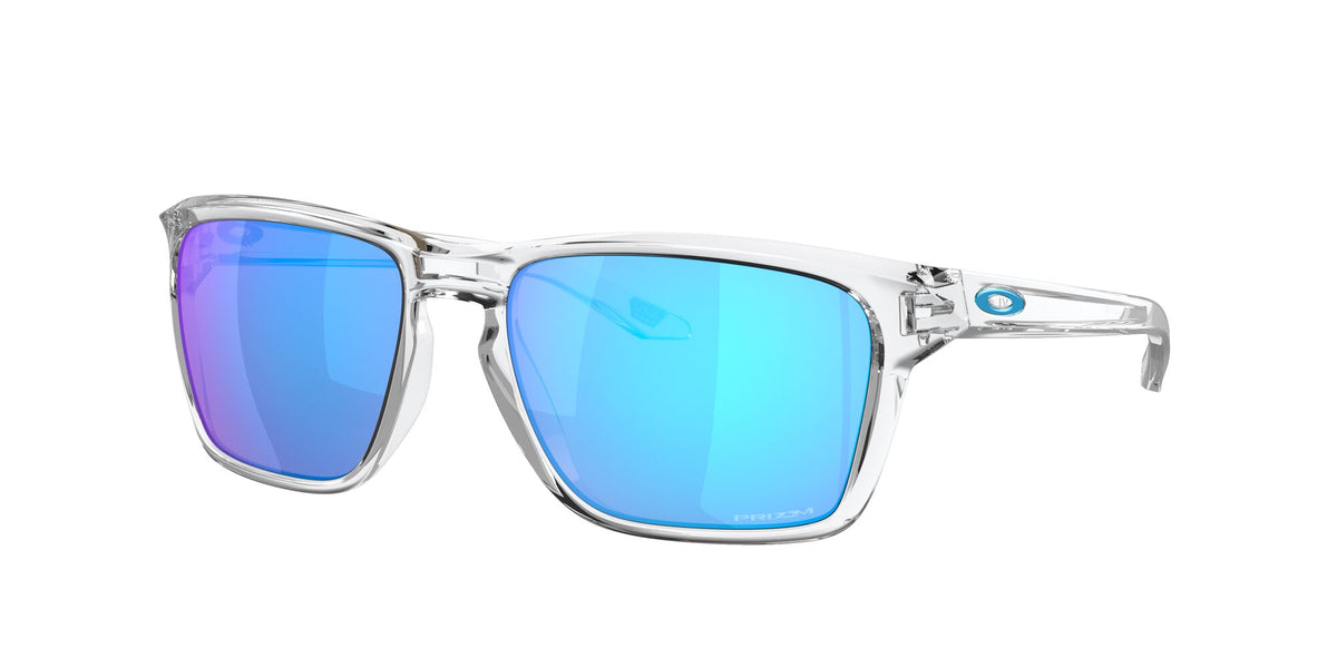 Oakley Sylas 0OO9448 944804 60 Polished Clear / Prizm Sapphire 60 / Polycarbonate / O_matter / Molded