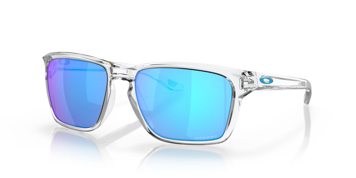 Oakley Sylas 0OO9448 944804 60 Polished Clear / Prizm Sapphire 60 / Polycarbonate / O_matter / Molded