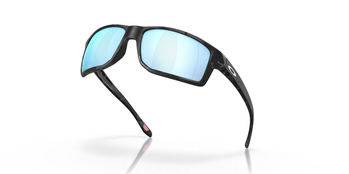 Oakley Gibston 0OO9449 944923 60 Matte Black Camo / Prizm Deep Water Polarized 60 / Polycarbonate / O_matter / Molded