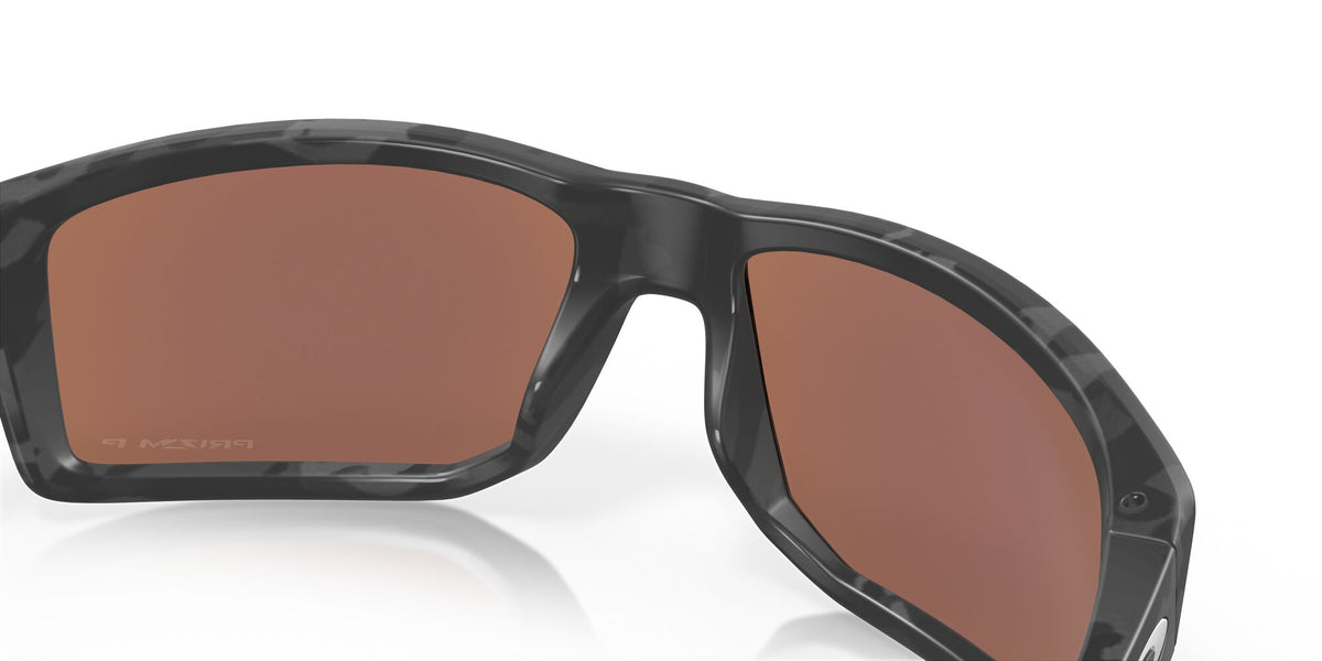 Oakley Gibston 0OO9449 944923 60 Matte Black Camo / Prizm Deep Water Polarized 60 / Polycarbonate / O_matter / Molded