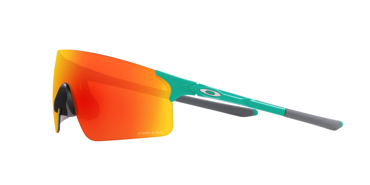 Oakley Evzero Blades 0OO9454 945420 38 Matte Celeste / Prizm Ruby 38 / Polycarbonate / O_matter / Molded