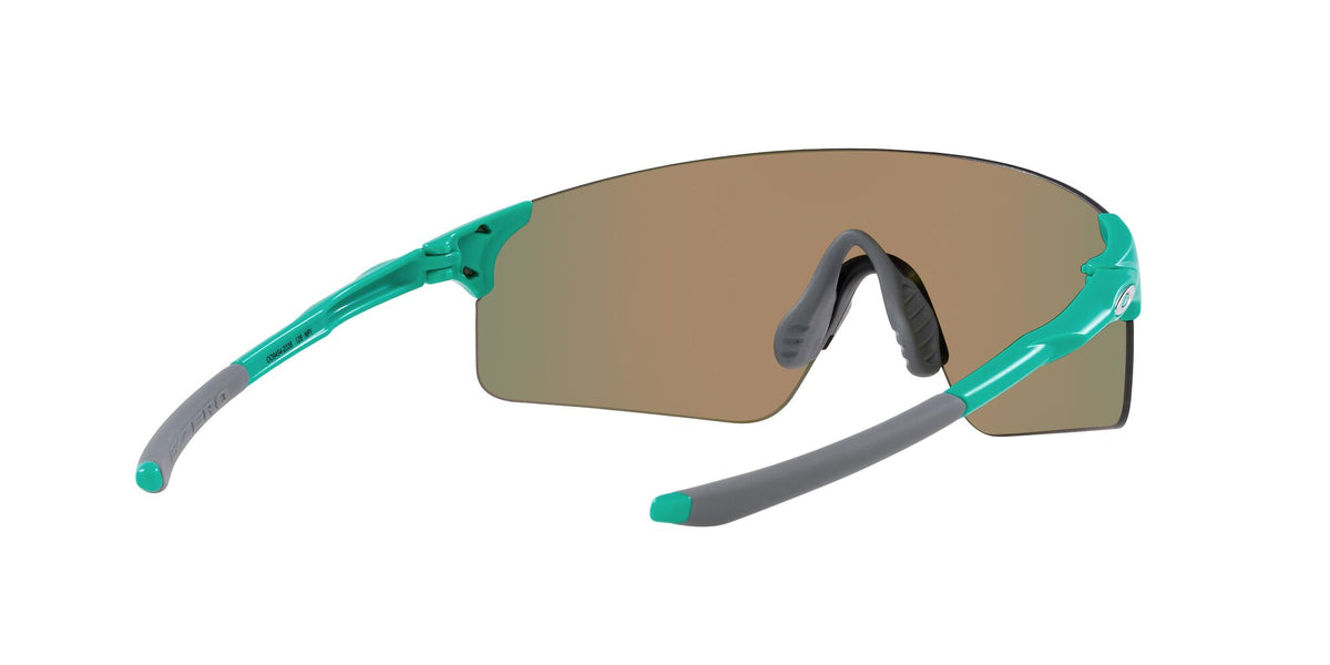 Oakley Evzero Blades 0OO9454 945420 38 Matte Celeste / Prizm Ruby 38 / Polycarbonate / O_matter / Molded