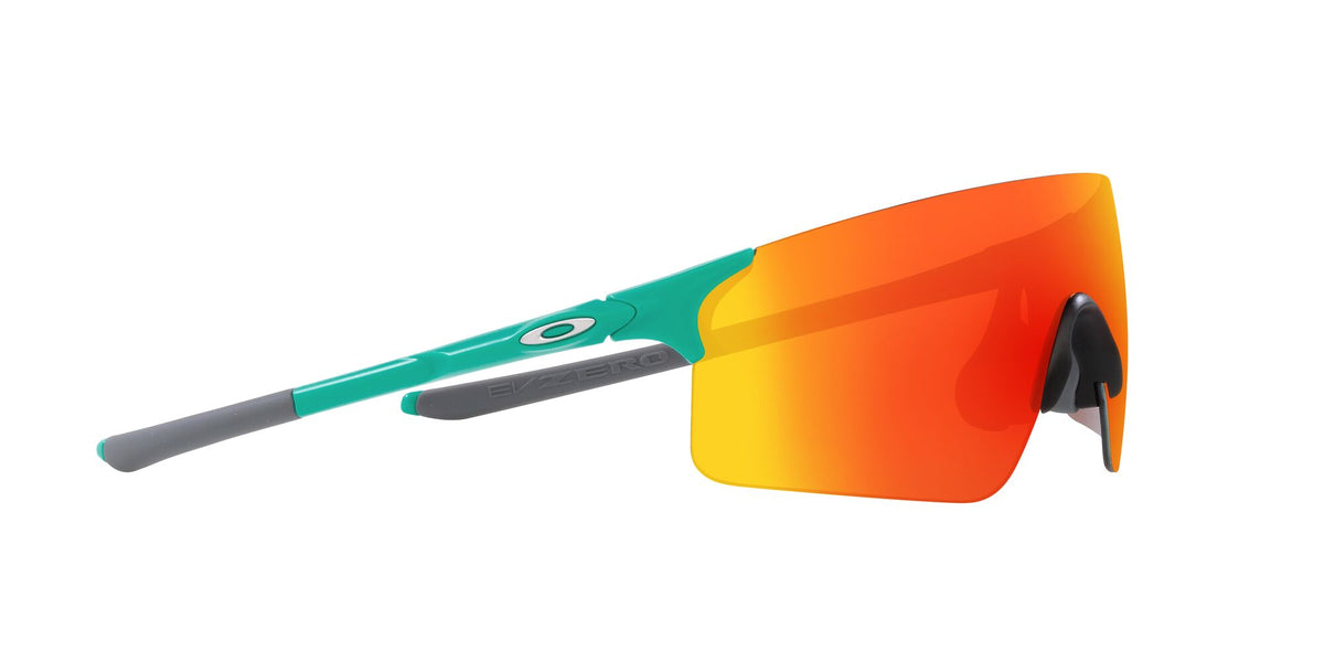 Oakley Evzero Blades 0OO9454 945420 38 Matte Celeste / Prizm Ruby 38 / Polycarbonate / O_matter / Molded