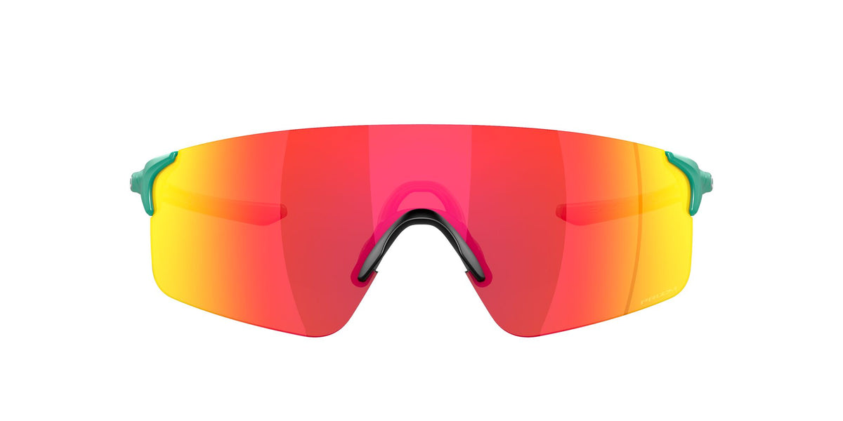 Oakley Evzero Blades 0OO9454 945420 38 Matte Celeste / Prizm Ruby 38 / Polycarbonate / O_matter / Molded