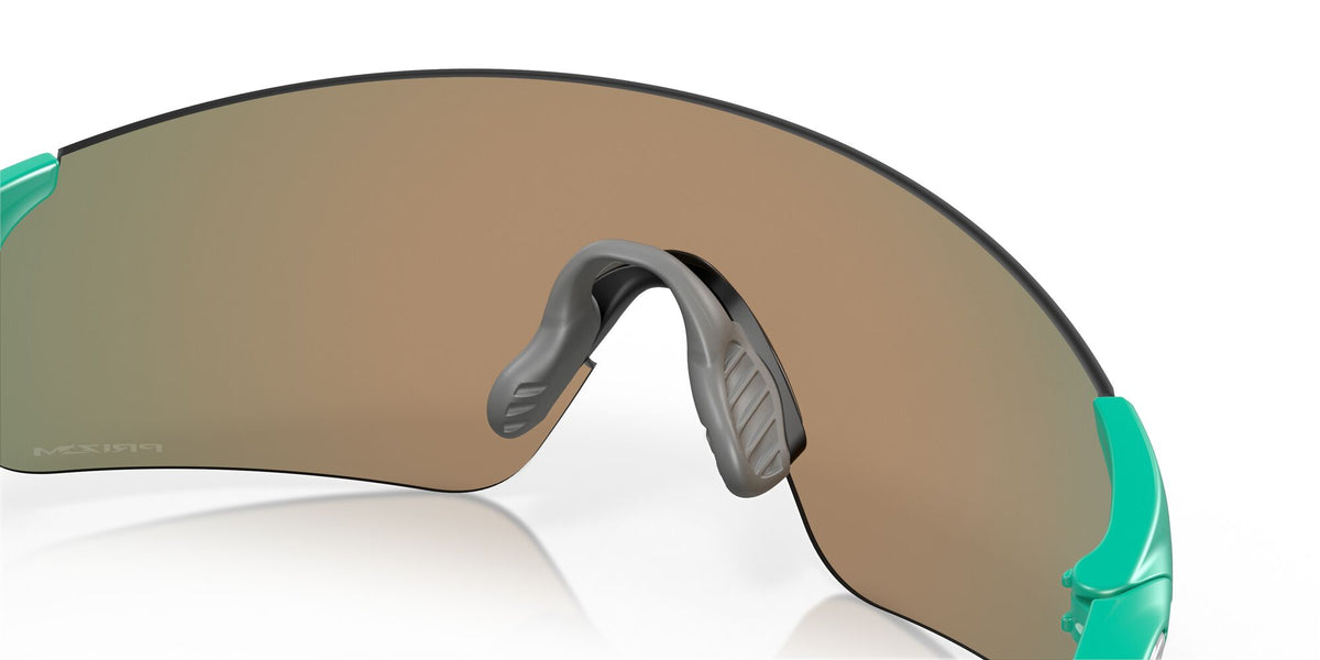 Oakley Evzero Blades 0OO9454 945420 38 Matte Celeste / Prizm Ruby 38 / Polycarbonate / O_matter / Molded