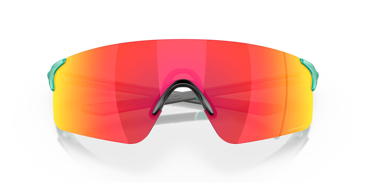Oakley Evzero Blades 0OO9454 945420 38 Matte Celeste / Prizm Ruby 38 / Polycarbonate / O_matter / Molded