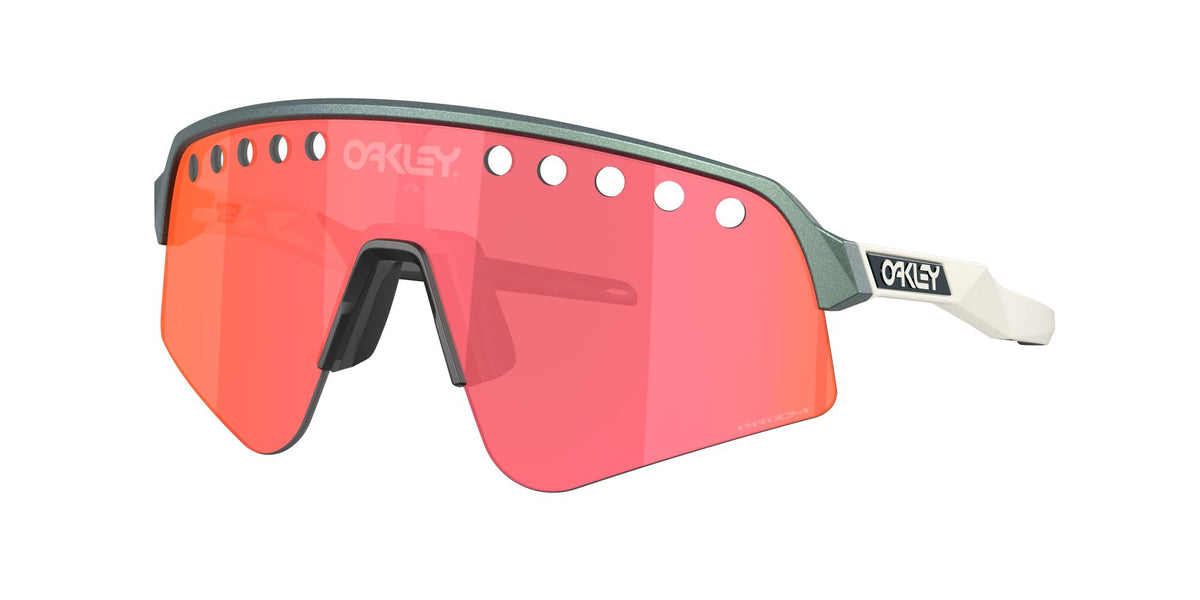 Oakley Sutro Lite Sweep OO9465 946531 39 Matte Silver/Blue Colorshift / Prizm Trail Torch