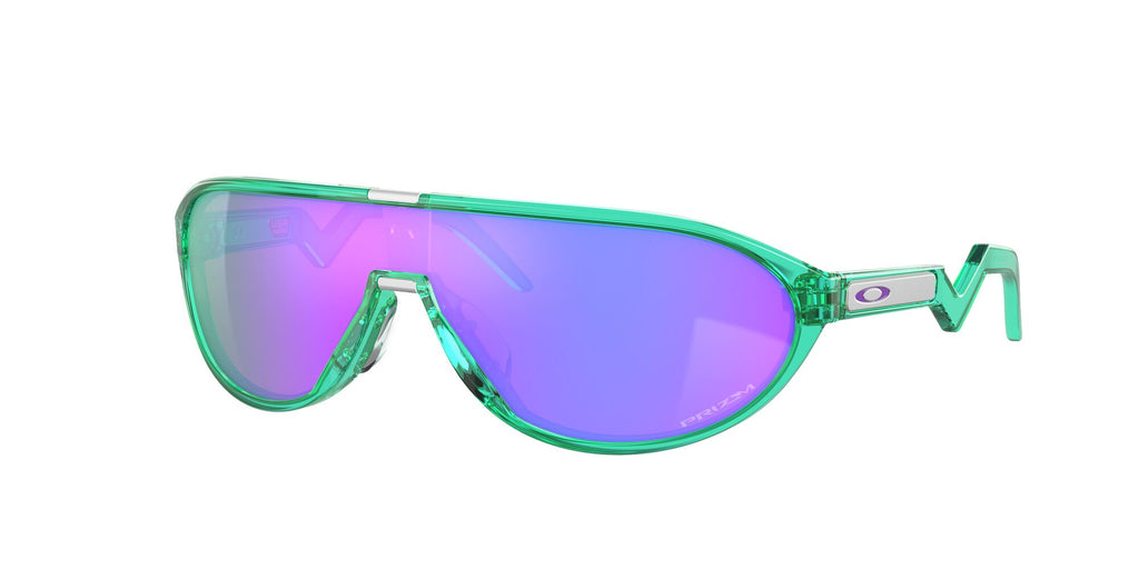 OO 9467 Oakley Cmdn Translucent Celeste /  Prizm Violet 33 / Plastic / Plastic