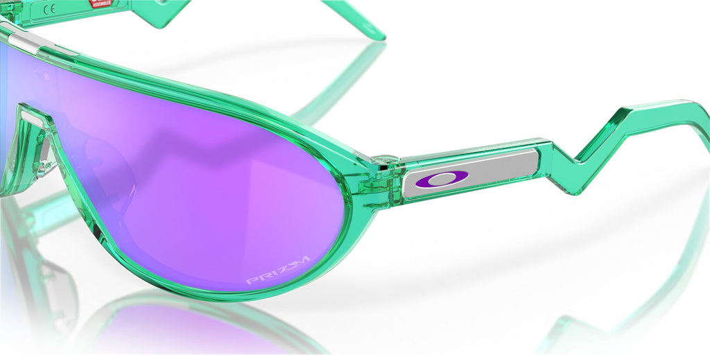 OO 9467 Oakley Cmdn Translucent Celeste /  Prizm Violet 33 / Plastic / Plastic