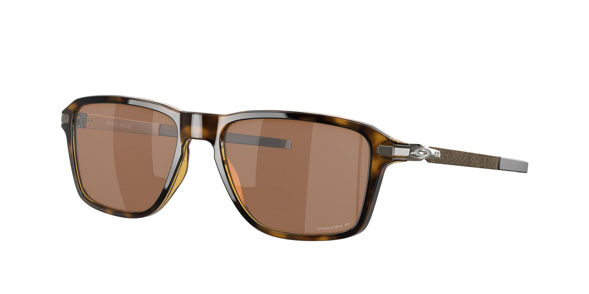 Oakley Wheel House 0OO9469 946904 54 Polished Brown Tortoise / Prizm Tungsten Polarized 54 / Plastic / Plastic