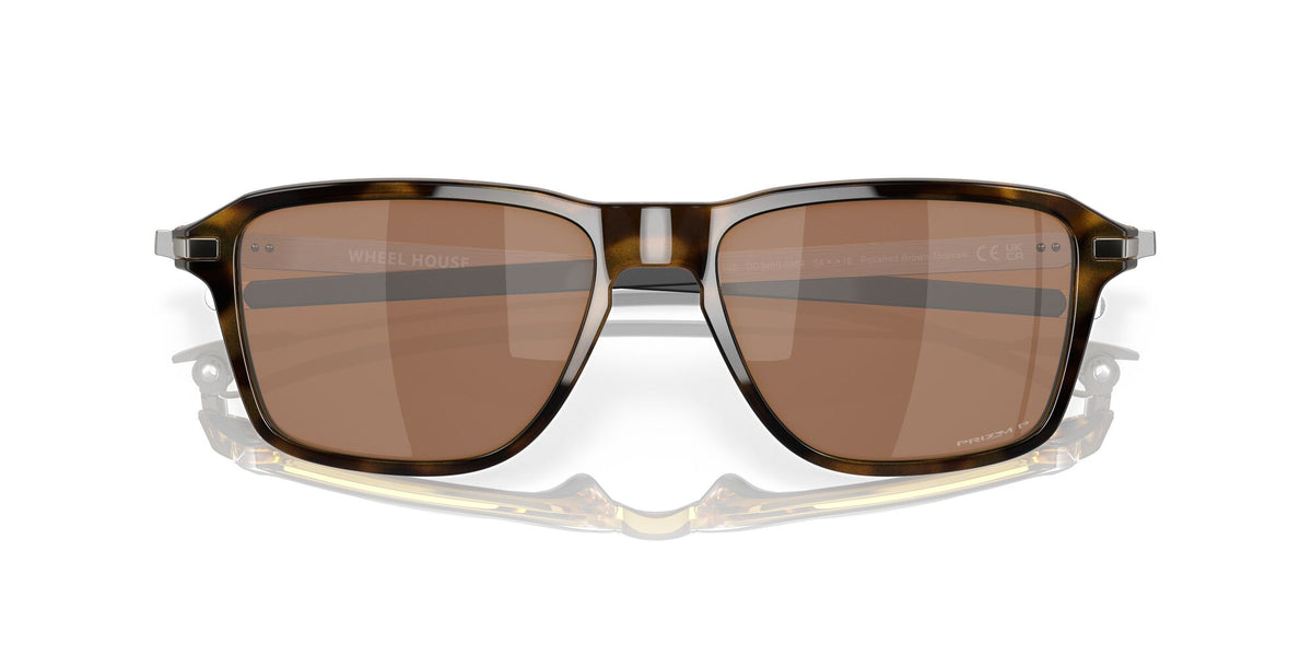 Oakley Wheel House 0OO9469 946904 54 Polished Brown Tortoise / Prizm Tungsten Polarized 54 / Plastic / Plastic