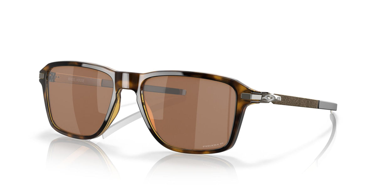 Oakley Wheel House 0OO9469 946904 54 Polished Brown Tortoise / Prizm Tungsten Polarized 54 / Plastic / Plastic