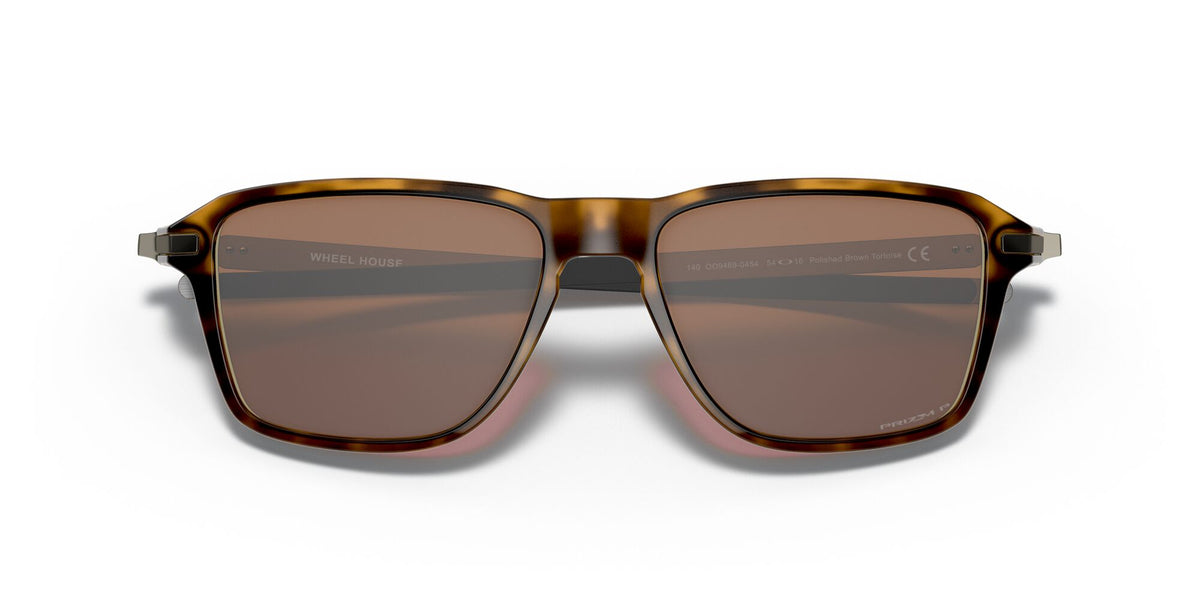 Oakley Wheel House 0OO9469 946904 54 Polished Brown Tortoise / Prizm Tungsten Polarized 54 / Plastic / Plastic