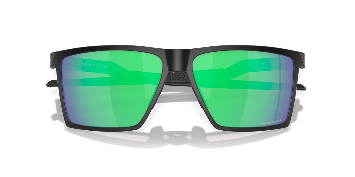 Oakley Futurity Sun 0OO9482 948202 57 Satin Black / Prizm Jade