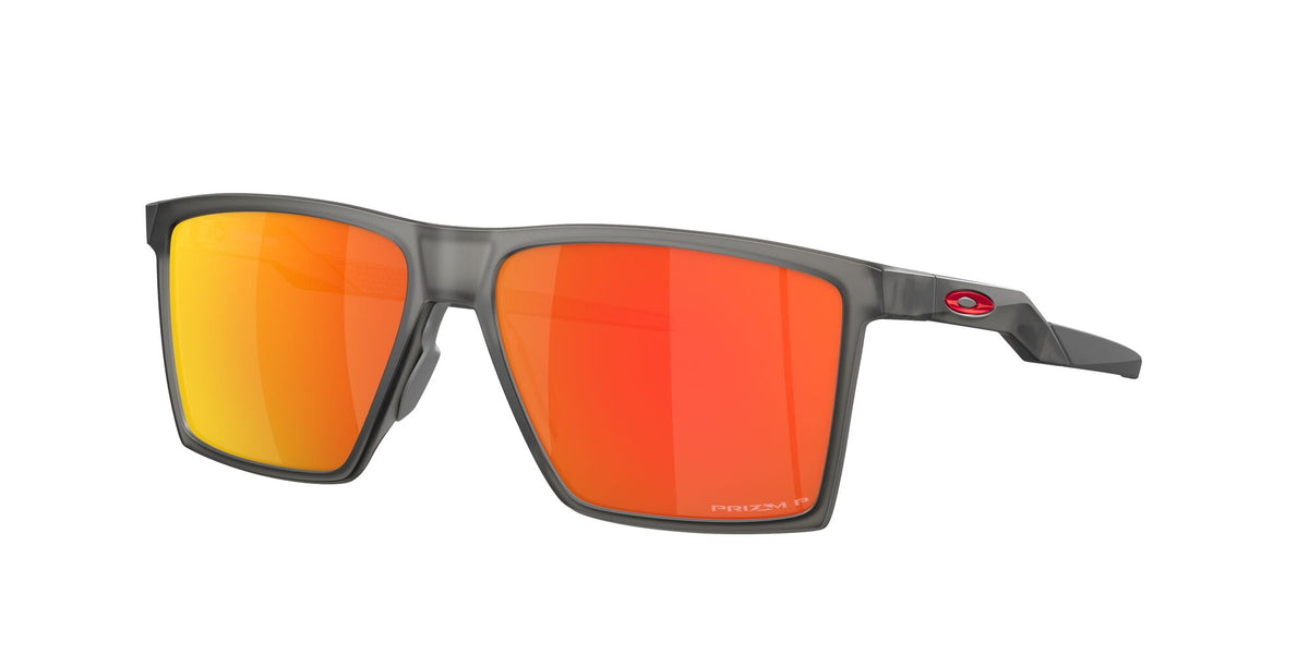 Oakley Futurity Sun 0OO9482 948204 57 Satin Grey Smoke / Prizm Ruby Polarized