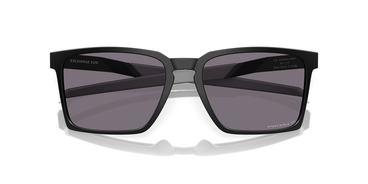 Oakley Exchange Sun 0OO9483 948304 56 Satin Black / Prizm Grey Polarized