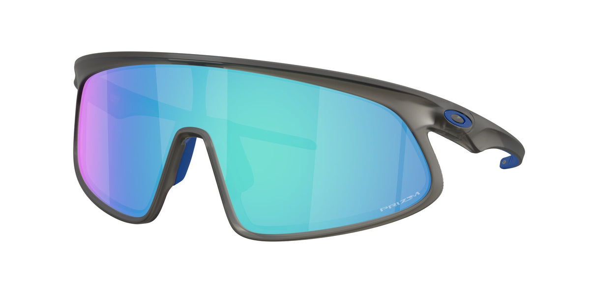 Oakley Rslv 0OO9484D 948403 49 Matte Grey Smoke/ Prizm Sapphire