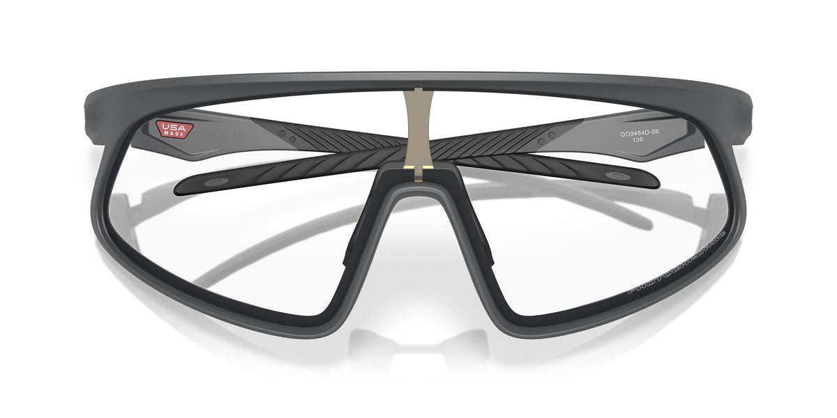 Oakley Rslv 0OO9484D 948406 49 Matte Carbon/ Clear to Black Iridium Photochromic