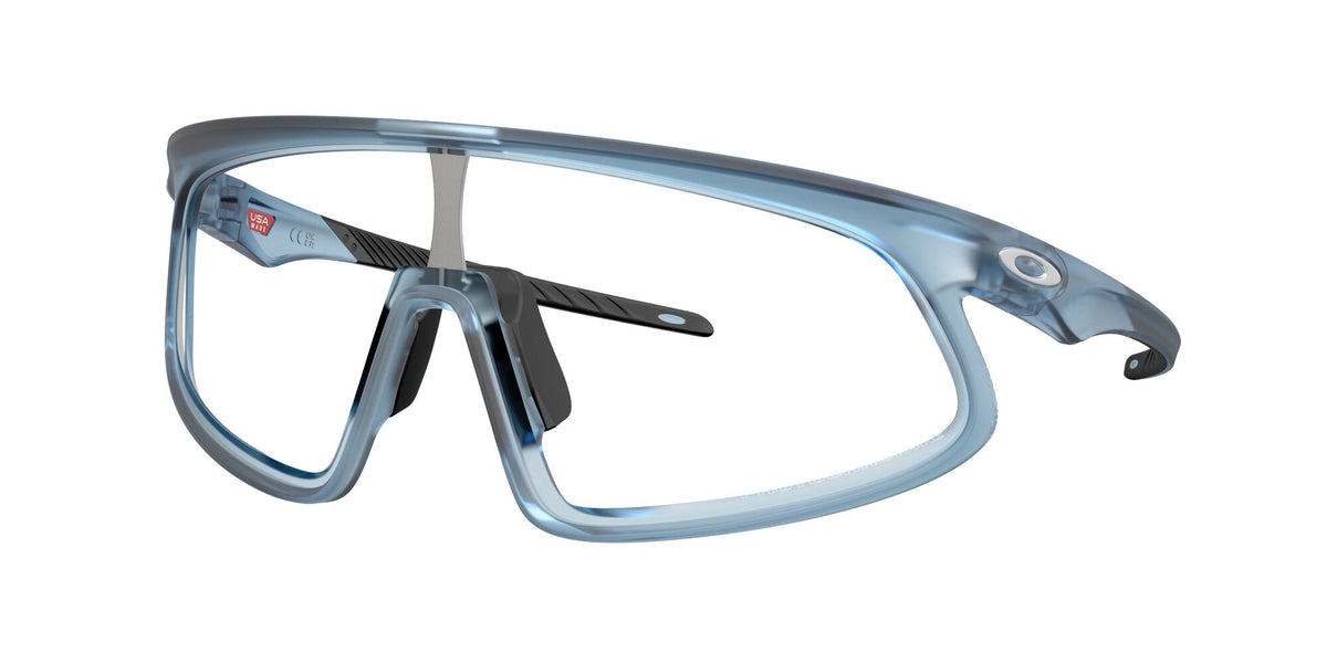 Oakley Rslv 0OO9484D 948407 49 Matt Transparent Stonewash/ Clear to Black Iridium Photochromic