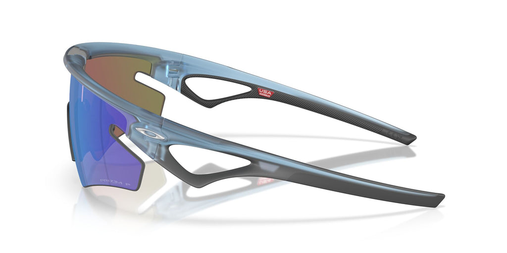 Oakley Sphaera Slash OO9499 949903 36 Matt Transparent Stonewash / Prizm Sapphire Polarized