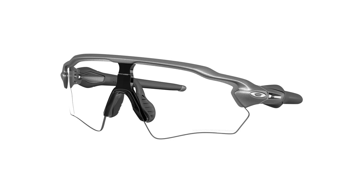 Oakley Radar Ev S Path OO9510 951008 31 Steel / Clear Photochromic 50% Iridium