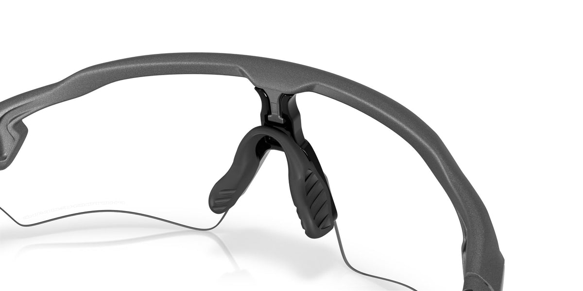 Oakley Radar Ev S Path OO9510 951008 31 Steel / Clear Photochromic 50% Iridium