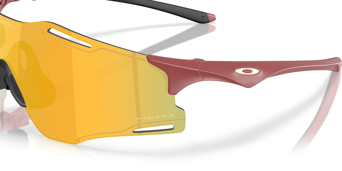 Oakley Cybr Zero OO9512D 951203 39 Matte Iron Red / Prizm 24k
