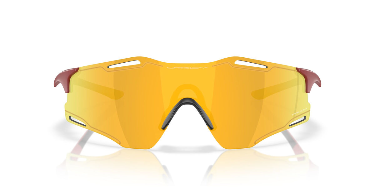 Oakley Cybr Zero OO9512D 951203 39 Matte Iron Red / Prizm 24k