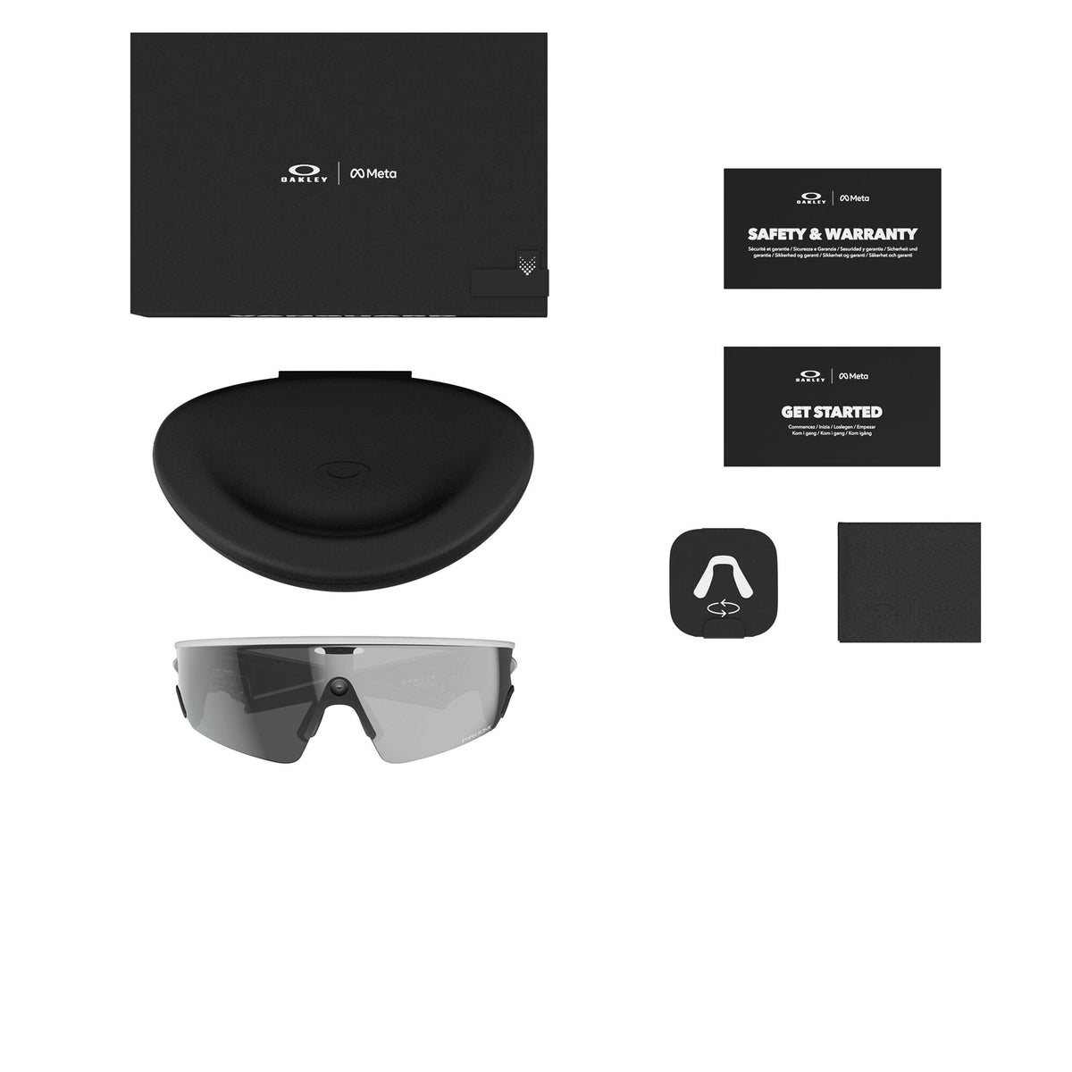 Oakley Meta VANGUARD 0OW800180010552White/ Prizm Black