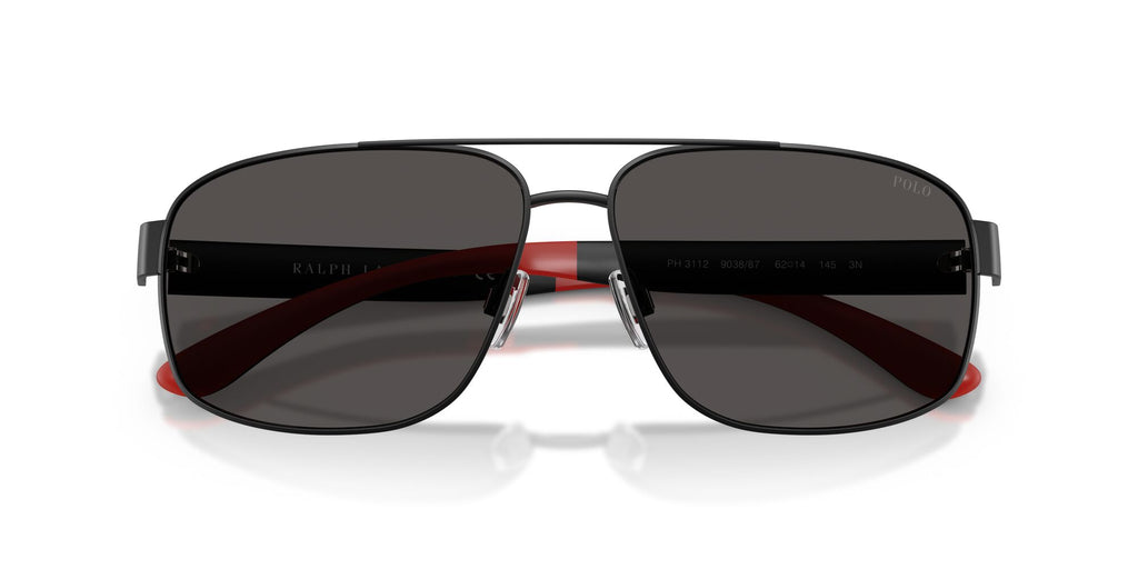 Polo 0PH3112 903887 62 Matte Black / Grey 62 / Polycarbonate / Metal / Injected