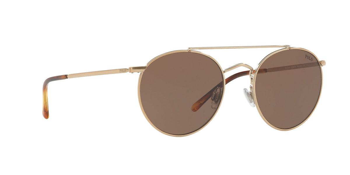 Polo 0PH3114 933473 51 Shiny Dark Rose Gold / Brown 51 / Polycarbonate / Metal / Metal