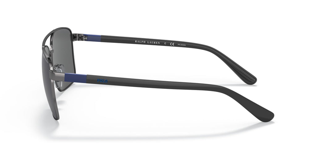 Polo 0PH3137 900281 59 Shiny Gunmetal / Polarized Grey  Polarised 59 / Polycarbonate / Metal / Molded