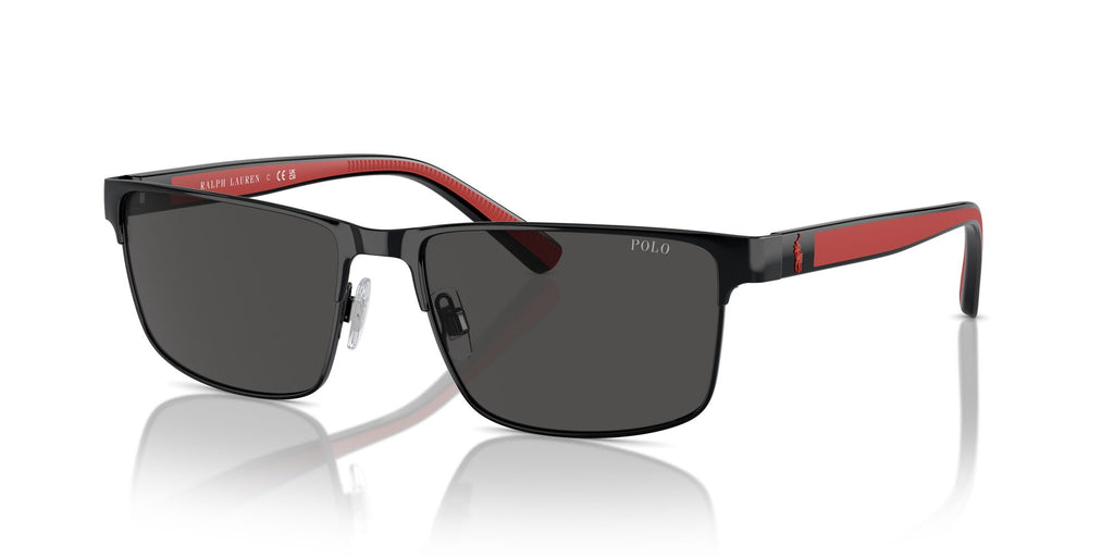 Polo 0PH3155 922387 57 Shiny Black / Dark Grey
