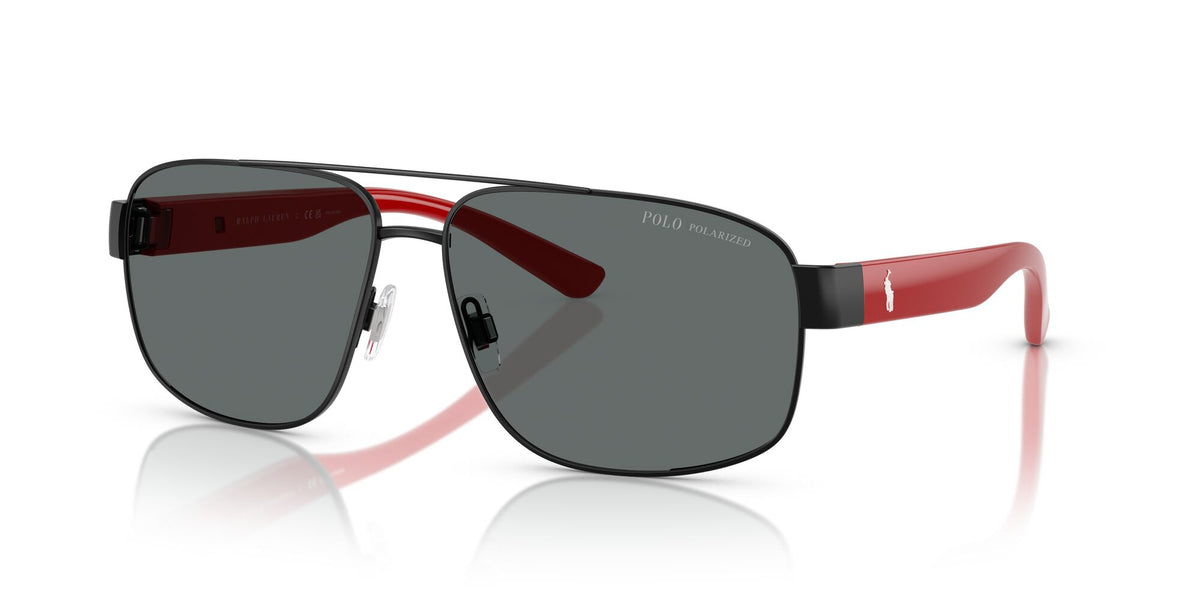 Polo 0PH3156 922381 62 Semi Shiny Black / Polar Dark Grey  Polarised