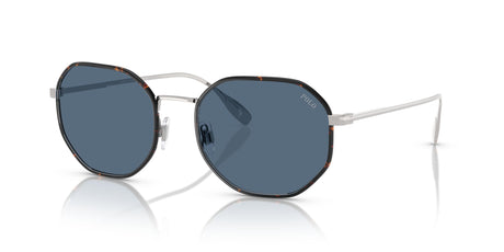 Polo 0PH3157 942380 56 Brushed Silver / Dark Blue