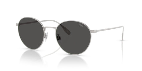 Polo Ralph Lauren 0PH3158 908887 53 Brushed Silver/ Dark Grey