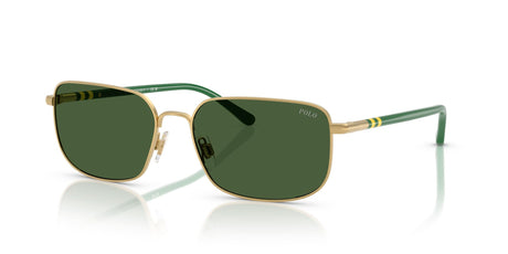 Polo 0PH3159 947771 58 Semishiny Pale Gold / Bottle Green