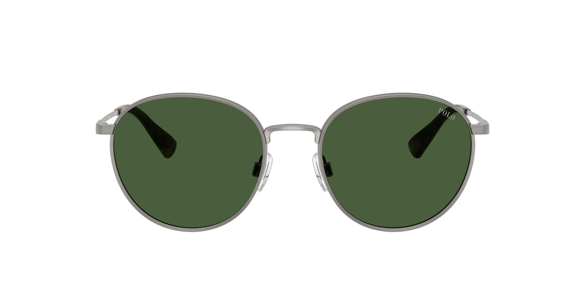 Polo Ralph Lauren 0PH3163 926671 53 Semishiny Gunmetal/ Bottle Green