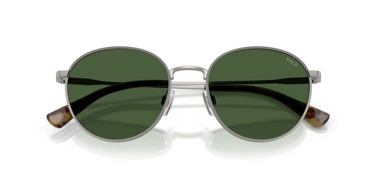 Polo Ralph Lauren 0PH3163 926671 53 Semishiny Gunmetal/ Bottle Green
