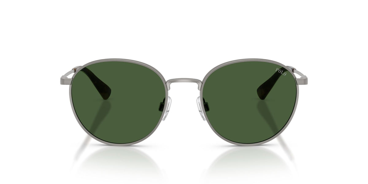 Polo Ralph Lauren 0PH3163 926671 53 Semishiny Gunmetal/ Bottle Green