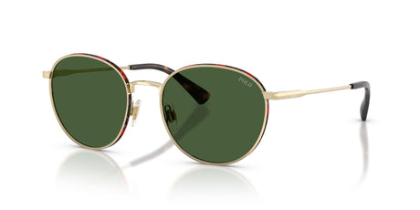 Polo Ralph Lauren 0PH3163 928671 53 Shiny Pale Gold/ Bottle Green