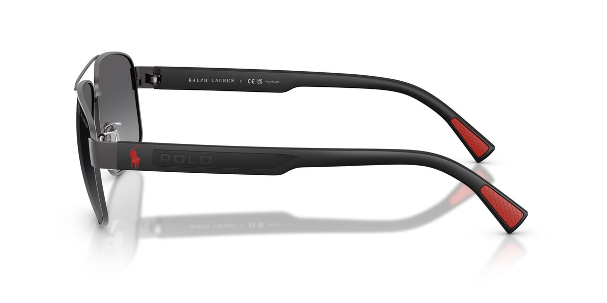 Polo Ralph Lauren 0PH31659215T361 Semishiny Dark Gunmetal/ Gradient Grey Polarized
