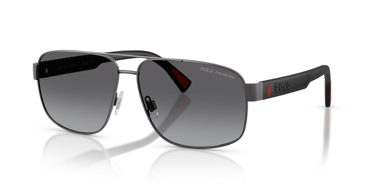 Polo Ralph Lauren 0PH31659215T361 Semishiny Dark Gunmetal/ Gradient Grey Polarized