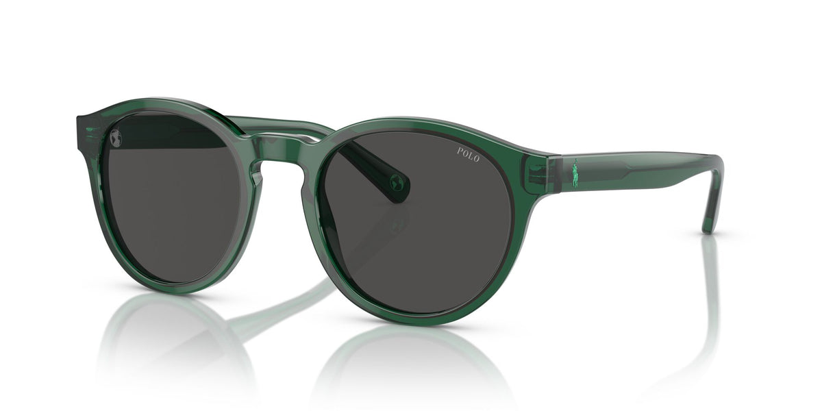 Polo 0PH4192 608487 51 Shiny Transparent Green / Dark Grey 51 / Polyamide Bio / Acetate / Acetate