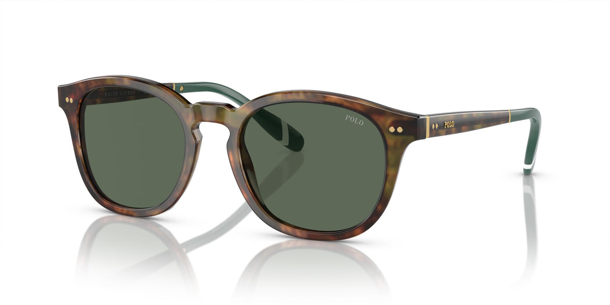 Polo 0PH4206 501771 52 Shiny Brown Tortoise / Bottle Green 52 / Polyamide Bio / Acetate / Acetate